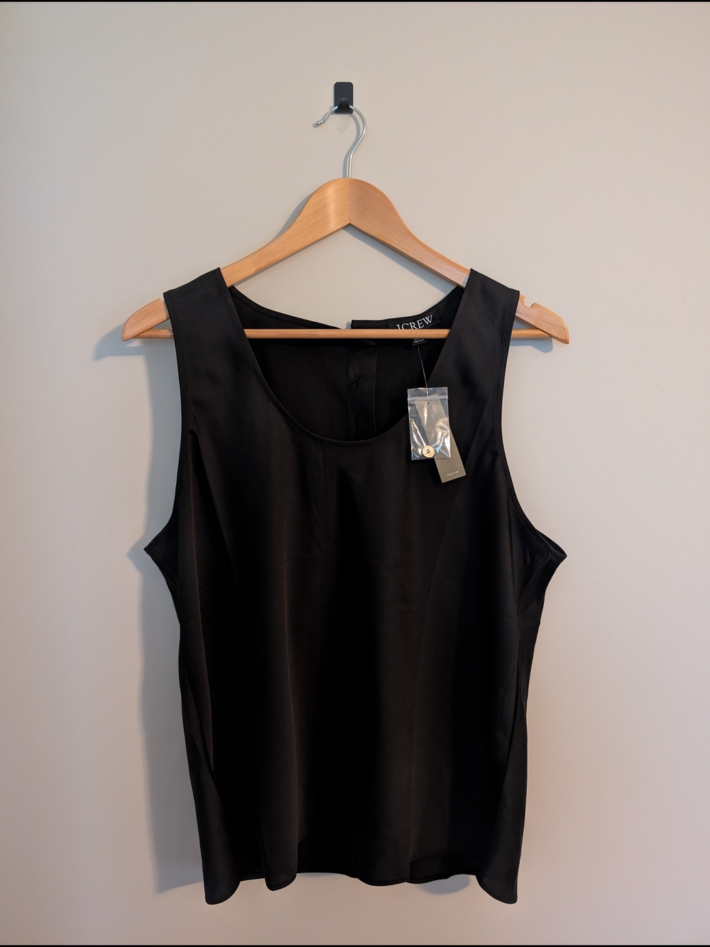 J. Crew Black Scoop Shell